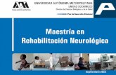 Maestría en Rehabilitación Neurológica