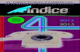 Indice Directorio 2013