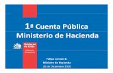 Cuenta pública 2010 Ministerio de Hacienda