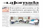 La Jornada Zacatecas, Miércoles 5 de diciembre del 2012