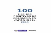 100 Hechos Positivos de Colombia en Japón en 2013