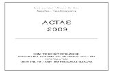 Actas 2009