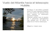 Viaje del Atlantis hacia el Hubble.
