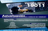 URSO DE ACTUALIZACIÓN EN FORMACIÓN DE AUDITORES INTERNOS BAJO LA NORMA ISO 19011 VERSIÓN 2011