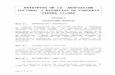 Estatutos - Asociación Cultural y Deportiva Piedra Yllora