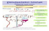Sendatzeko hitzak/ Palabras que curan- 2. alea