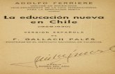 La educación nueva en Chile