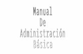 Manual DeAdministración Básica