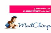 Envío de un e mail blast (laura solera thomas)