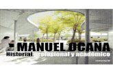 MANUEL OCAÑA. ACADEMIC AND PROFESSIONAL PROFILE