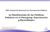 Experiencia planificación en la República del Paraguay