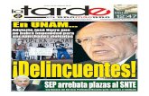 22 Abril 2013, En UNAM ¡Delincuentes!