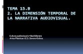 Tema 15 2 dimensión temporal de la narrativa audiovisual