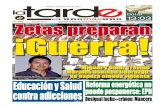 12 Octubre 2012, Zetas preparan ¡Guerra!