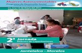 Bitácora Gráfica de la 2a Jornada de capacitación en JANTETELCO – Estado de Morelos