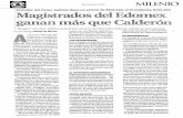 Magistrados del Edomex ganan más que Calderón