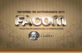 Informe de actividades FACOM 2011