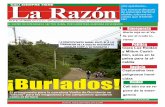 Diario La Razón, lunes 25 de abril
