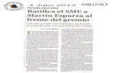 Ratifica el SME a Martín Esparza al frente del gremio | Segob entregó propuesta para jubilaciones, i
