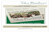 Catálogo Productos Tuka Bamboo 2009