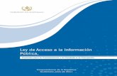 Ley de acceso a la información publica versión comentada agosto 2011