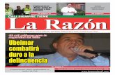Diario La Razón jueves 24 de mayo
