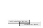 JAVIER ARTIEDA (portfolio arquitectura)