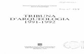 Tribuna Arqueologia 1991-1992