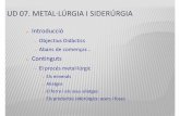 Tema 7 Metal·lúrgia i Siderúrgia