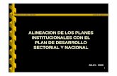 ALINEACION DE LOS PLANES INSTITUCIONAL DEL MINISTERIO DE SALUD AL PDN