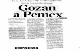 Gozan y Cosechan frutos de Pemex