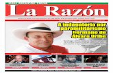 Diario La Razón jueves 26 de septiembre