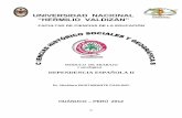 Módulo de trabajo - Antologías - Dependencia Española II