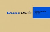 Cuenta Anual 2010 Duoc UC