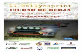 Rallyesprint Berja 2012 datos
