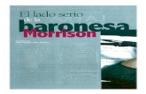 El lado serio de la baronesa Morrison