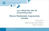 Reforma Constitucional y Reforma Fiscal