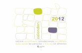 Calendario Solidario 2012. CEE Enric Valor de Gandia.