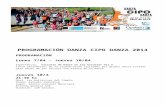Programación Danza Cipo Danza - Dirección Gral. de Cultura - Municipalidad de Cipolletti