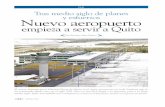 Nuevo aeropuerto empieza a servir a Quito