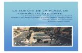 La Fuente de la Plaza de España de Alicante