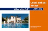 Villa a Mijas Golf ref CDSL-173-VS