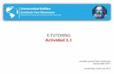 ACTIVIDAD 3.1 E-Tutoring