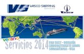 Vasco Shipping Servicios verano 2014
