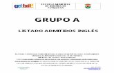 Listados de admitidos y matrícula de la Escuela de Idiomas de Yunquera