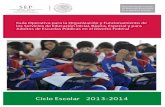 Guía operativa para  escuelas públicas 2013-2014