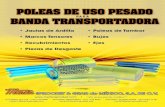 Catálogo de Poleas de Uso Pesado para Banda Transportadora