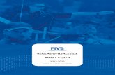 Reglas Oficiales FIVB de VoleiPlaya 2013-2016