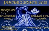 HOROSCOPO Y PREDICCIONES 2012