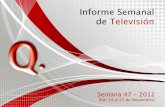 Informe Semanal TV - Semana 47-2012